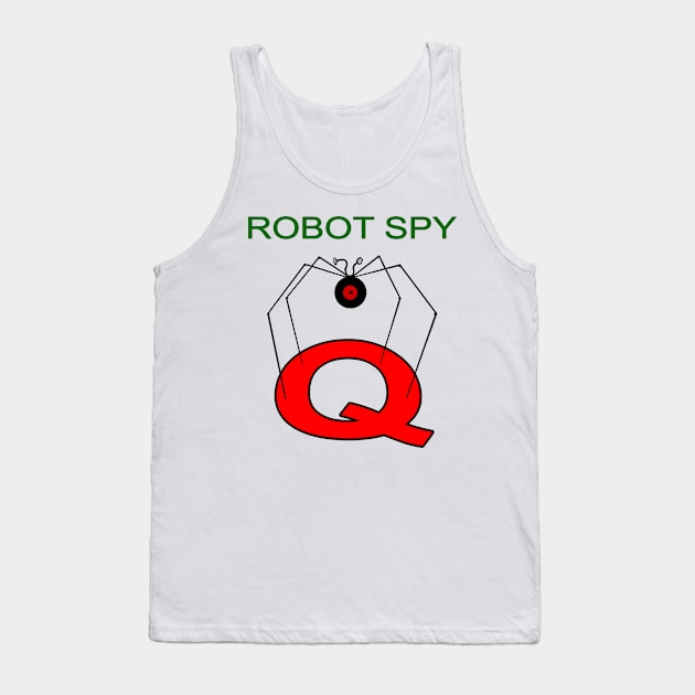 Jonny Quest Robot Spy! Tank Top by drquest